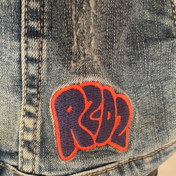 Her Universe Star Wars Leia Organa Patched Denim Jacket 6X US30 - Picture 12 of 14